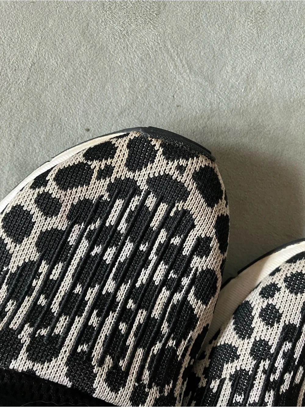 Men’s Adidas Swift Cheetah Print Mesh Shoes